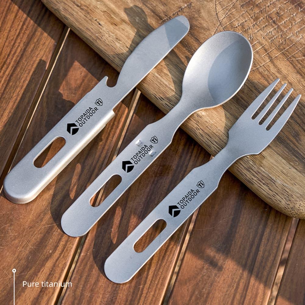 Outdoor Camping Dining Set - طقم أدوات مائدة خفيف الوزن للغاية