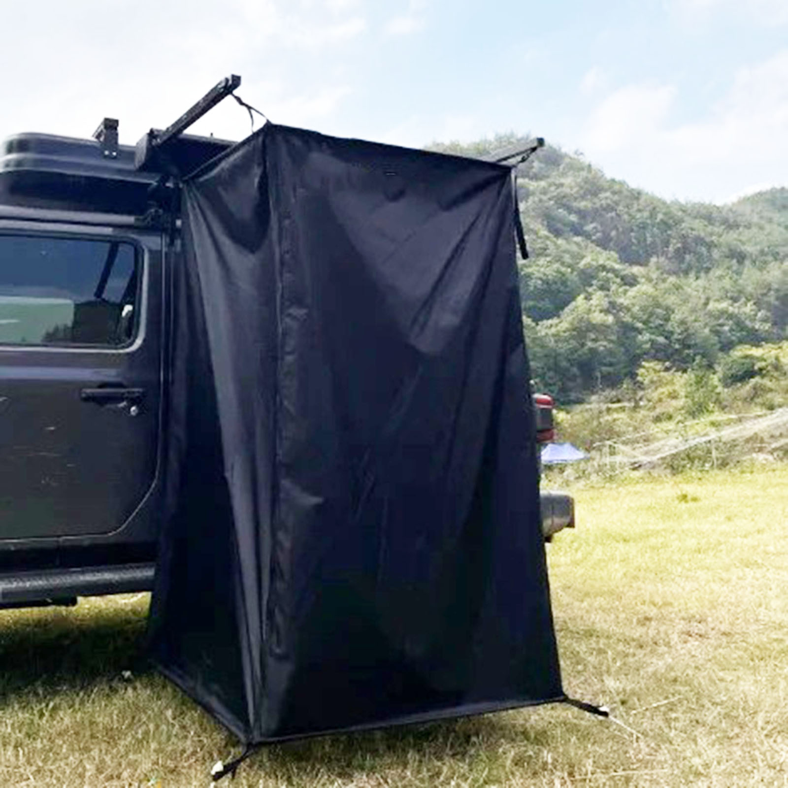 خيمة دش جانبية للسيارة محمولة  - مراجعة Outdoor Camping Van Tent وسعره