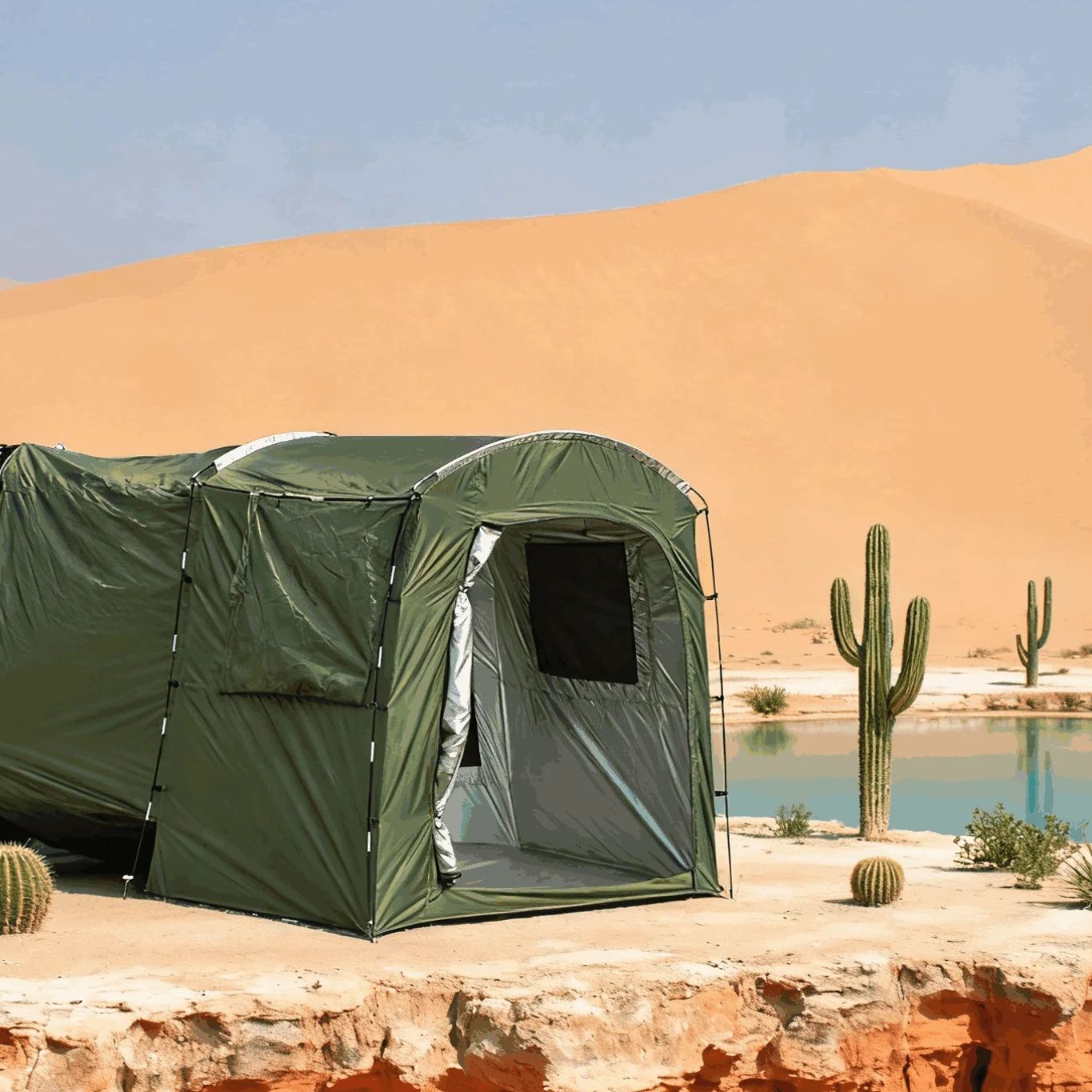 في الهواء الطلق الجذع تمديد خي - مراجعة Outdoor Camping Van Tent وسعره