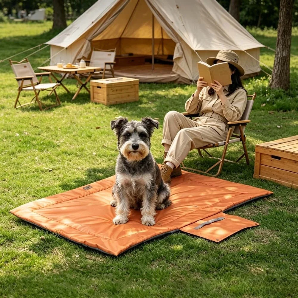 2026 سجادة متينة للحيوانات الأ - مراجعة Outdoor Camping Dog Bed وسعره