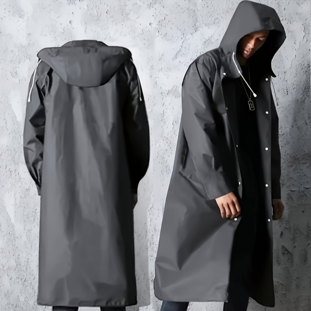 معطف واق من المطر بغطاء رأس مق - مراجعة Camping Rain Poncho وسعره