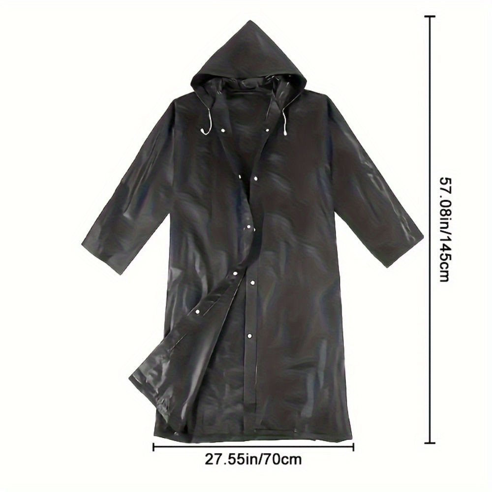 معطف واق من المطر بغطاء رأس مق - مراجعة Camping Rain Poncho وسعره