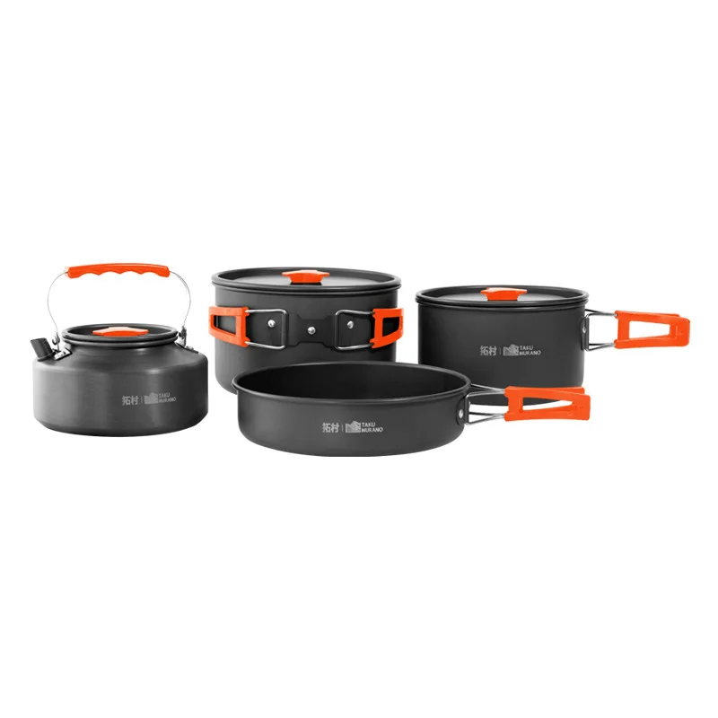 مجموعة أدوات طهي للتخييم، أوان - مراجعة Outdoor Camping Dining Set وسعره
