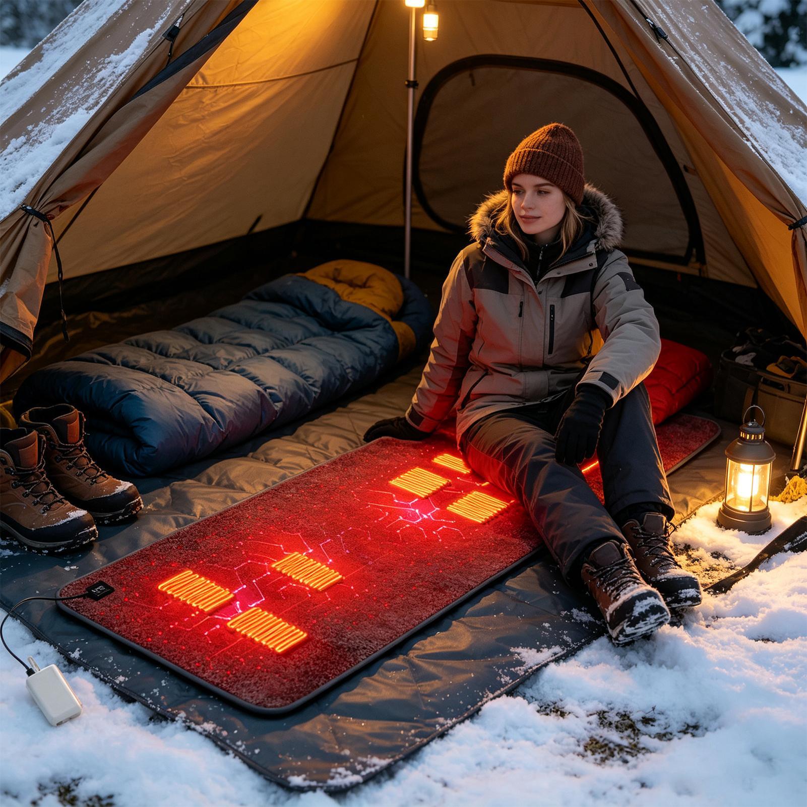 7 مناطق تدفئة، كرسي تخييم، حصي - مراجعة Outdoor Camping Rugs وسعره