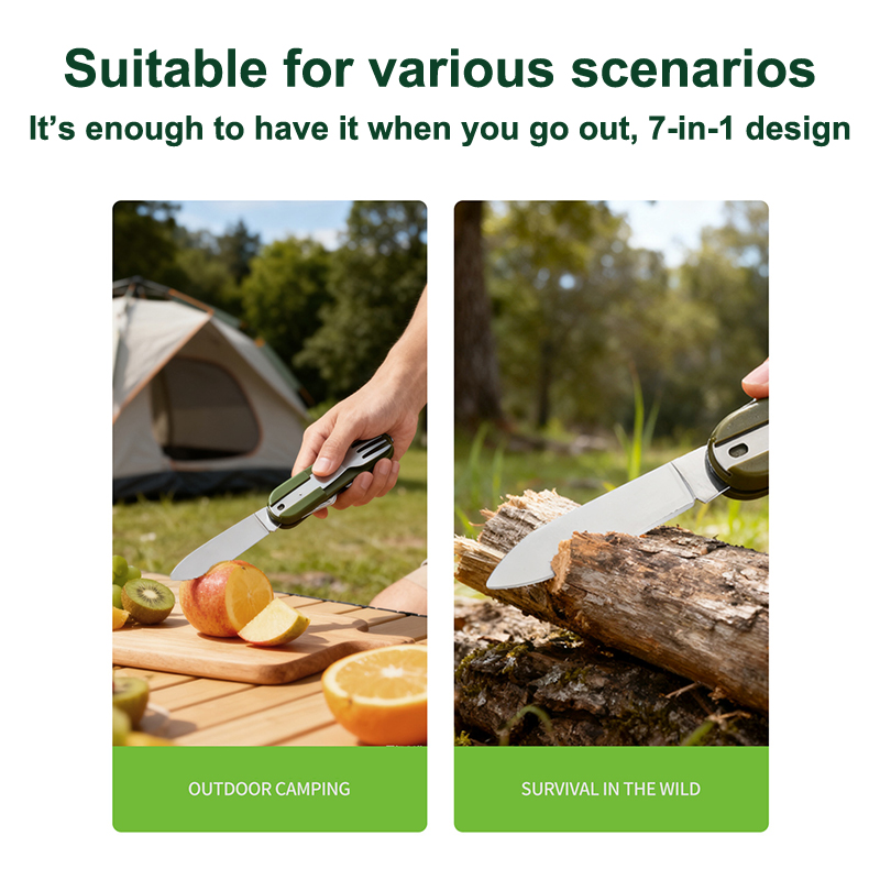 طقم أدوات طعام للتخييم جديد من - مراجعة Outdoor Camping Dining Set وسعره